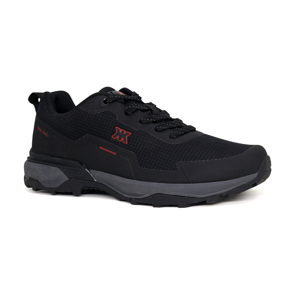 ZAPATILLAS OUTDOOR HOMBRE KAIDA 1777-H26Q2 NEGRO ROJO - 1