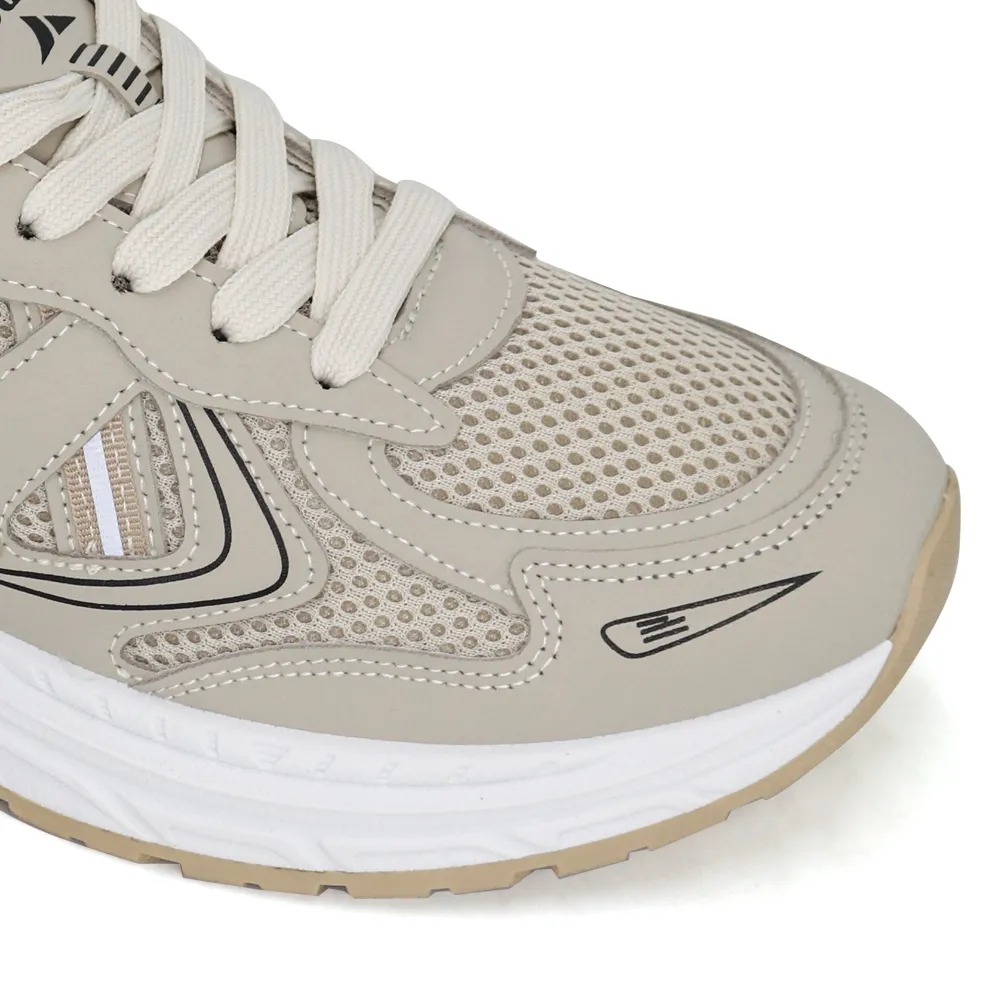 ZAPATILLAS RUNNING HOMBRE GAEL 8191-26Q2 BEIGE - 4