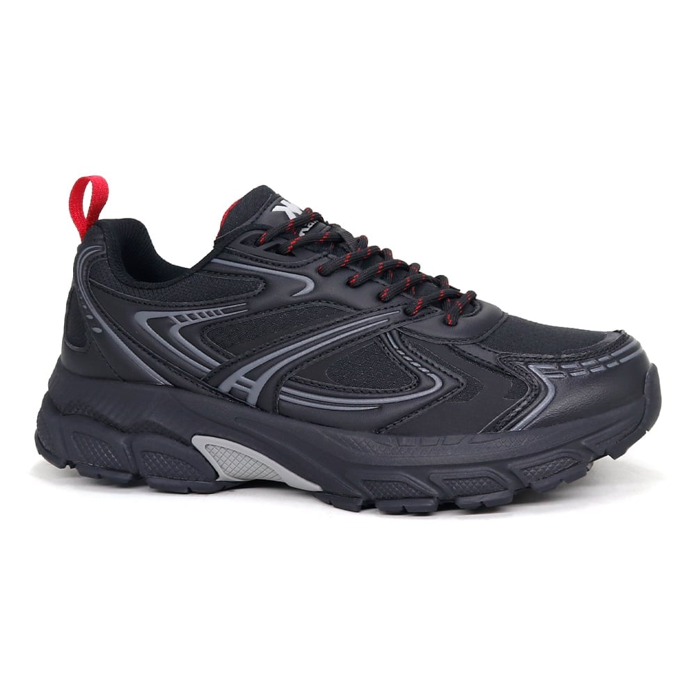 ZAPATILLAS RUNNING HOMBRE KAIDA 2601-H26Q2 NEGRO ROJO - 1