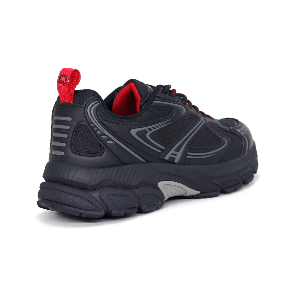ZAPATILLAS RUNNING HOMBRE KAIDA 2601-H26Q2 NEGRO ROJO - 3