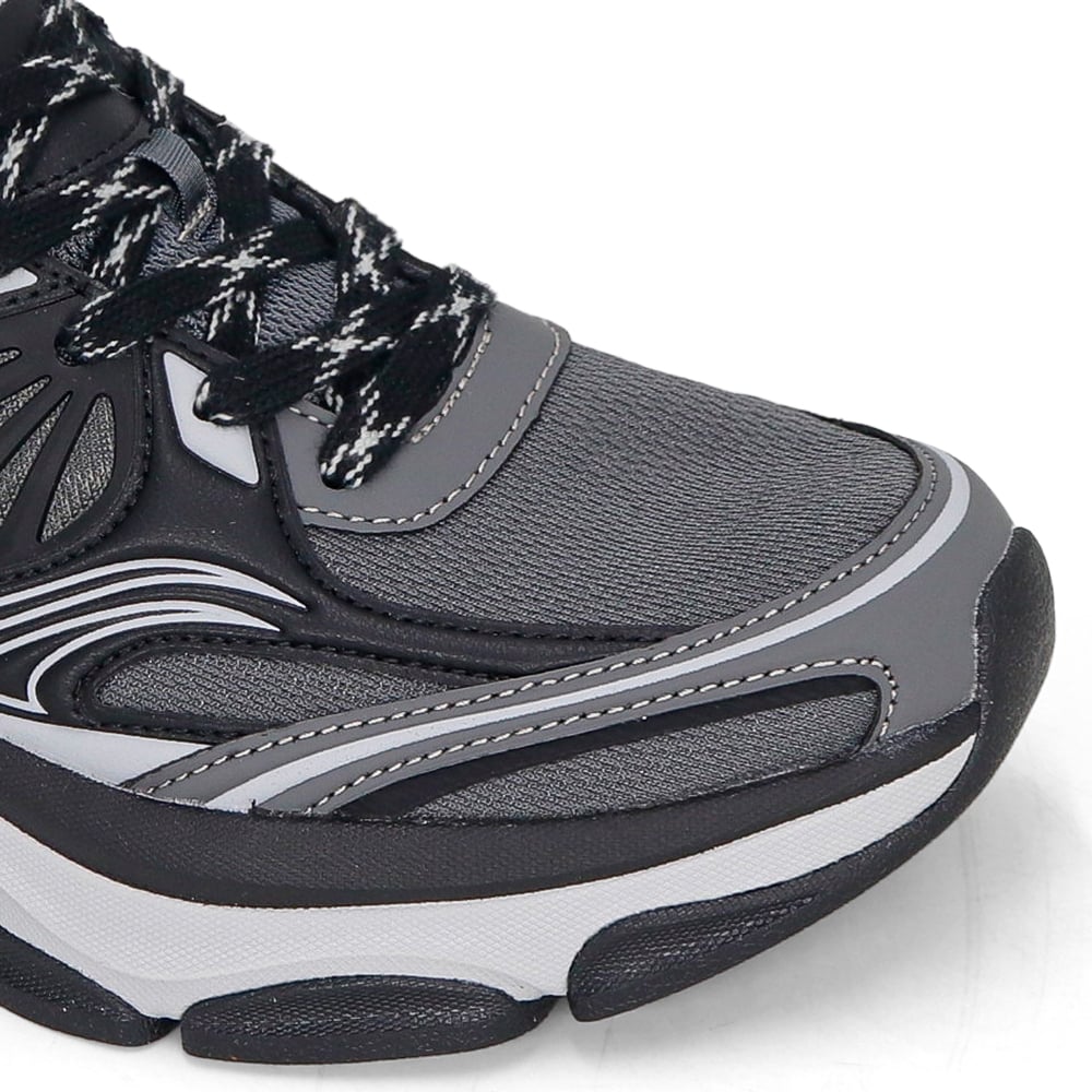 ZAPATILLAS RUNNING HOMBRE KAIDA 2771-H26Q2 NEGRO GRIS - 4