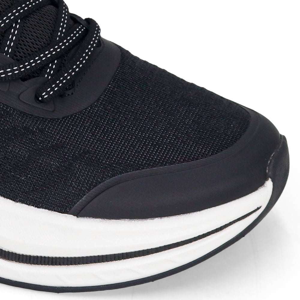 ZAPATILLAS RUNNING HOMBRE KAIDA 3183-H26Q2 NEGRO BLANCO - 4