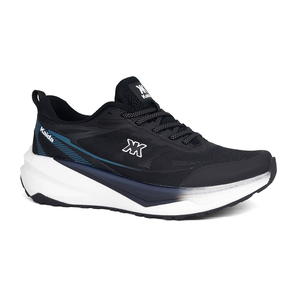 ZAPATILLAS RUNNING HOMBRE KAIDA 2776-H26Q2 NEGRO BLANCO - 1