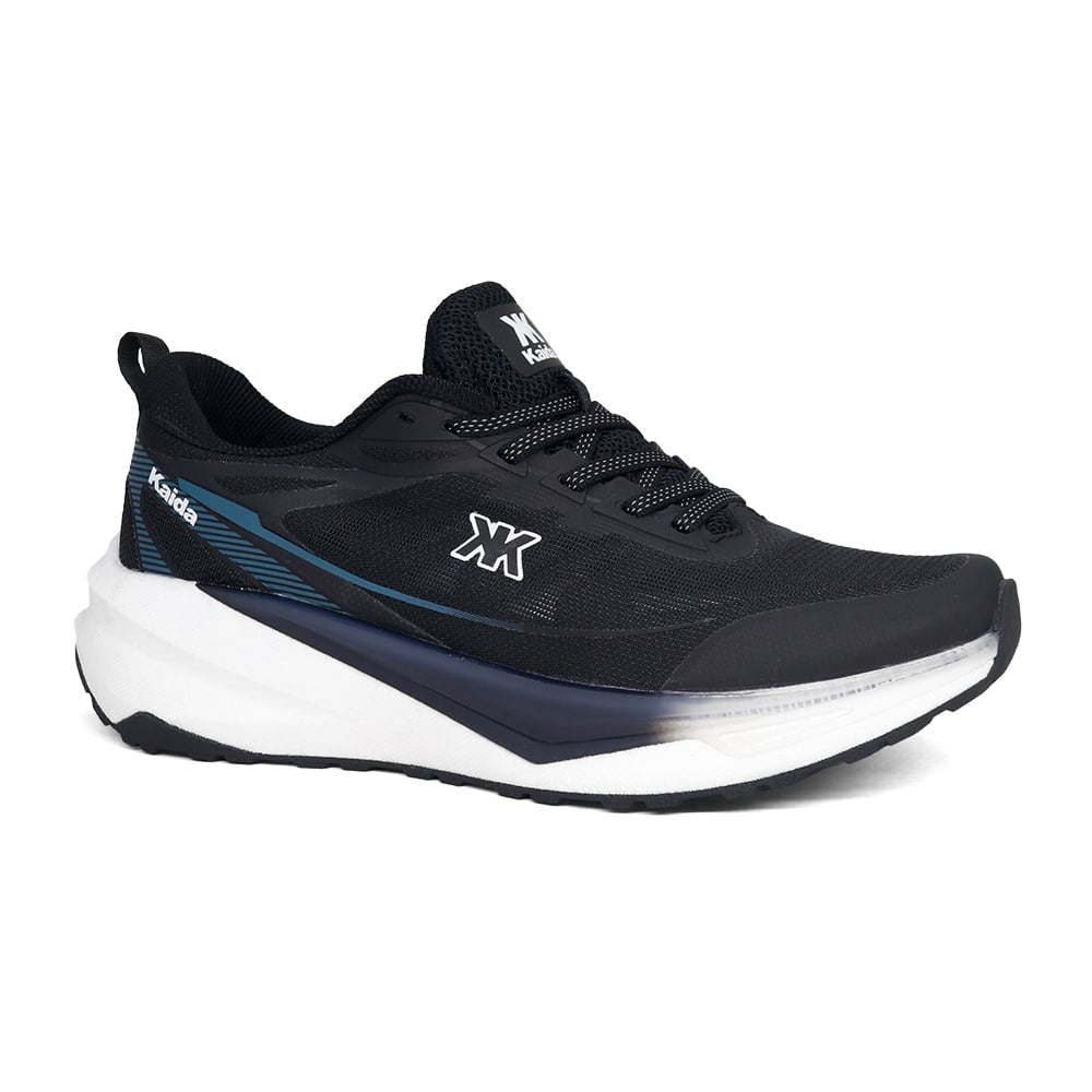 ZAPATILLAS RUNNING HOMBRE KAIDA 2776-H26Q2 NEGRO BLANCO - 1