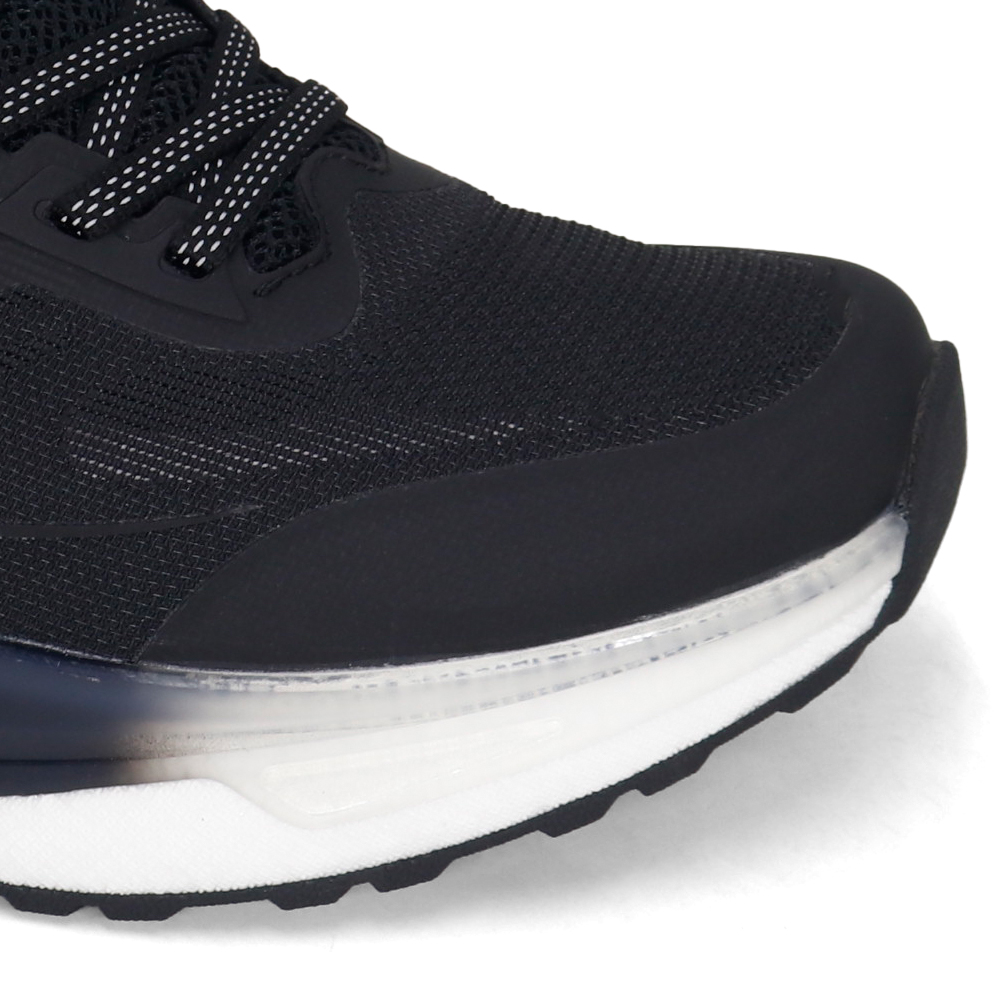 ZAPATILLAS RUNNING HOMBRE KAIDA 2776-H26Q2 NEGRO BLANCO - 4