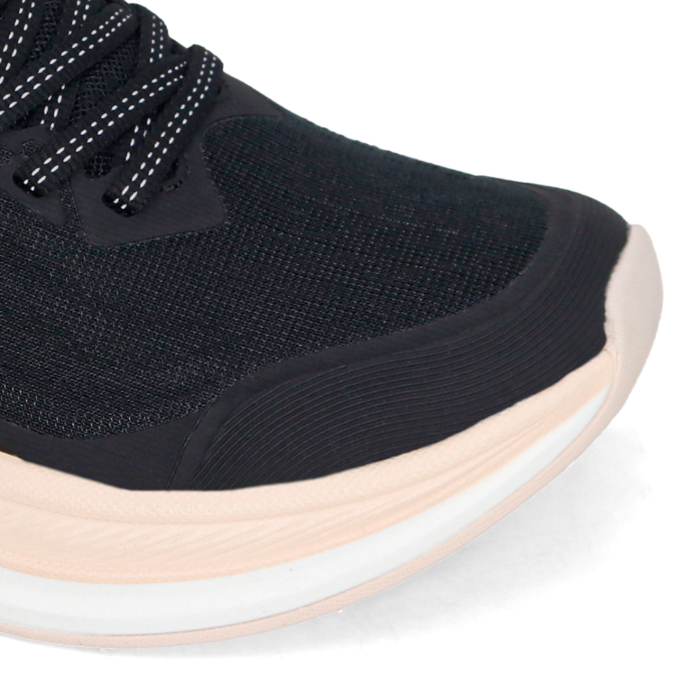 ZAPATILLAS RUNNING MUJER KAIDA 2853-M26Q2 NEGRO ROSA - 4
