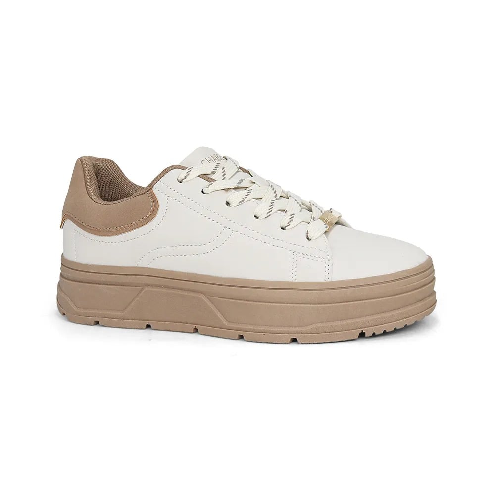 ZAPATILLA URBANAS MUJER CHABELY 26Q3.2YZ121 BEIGE - 1