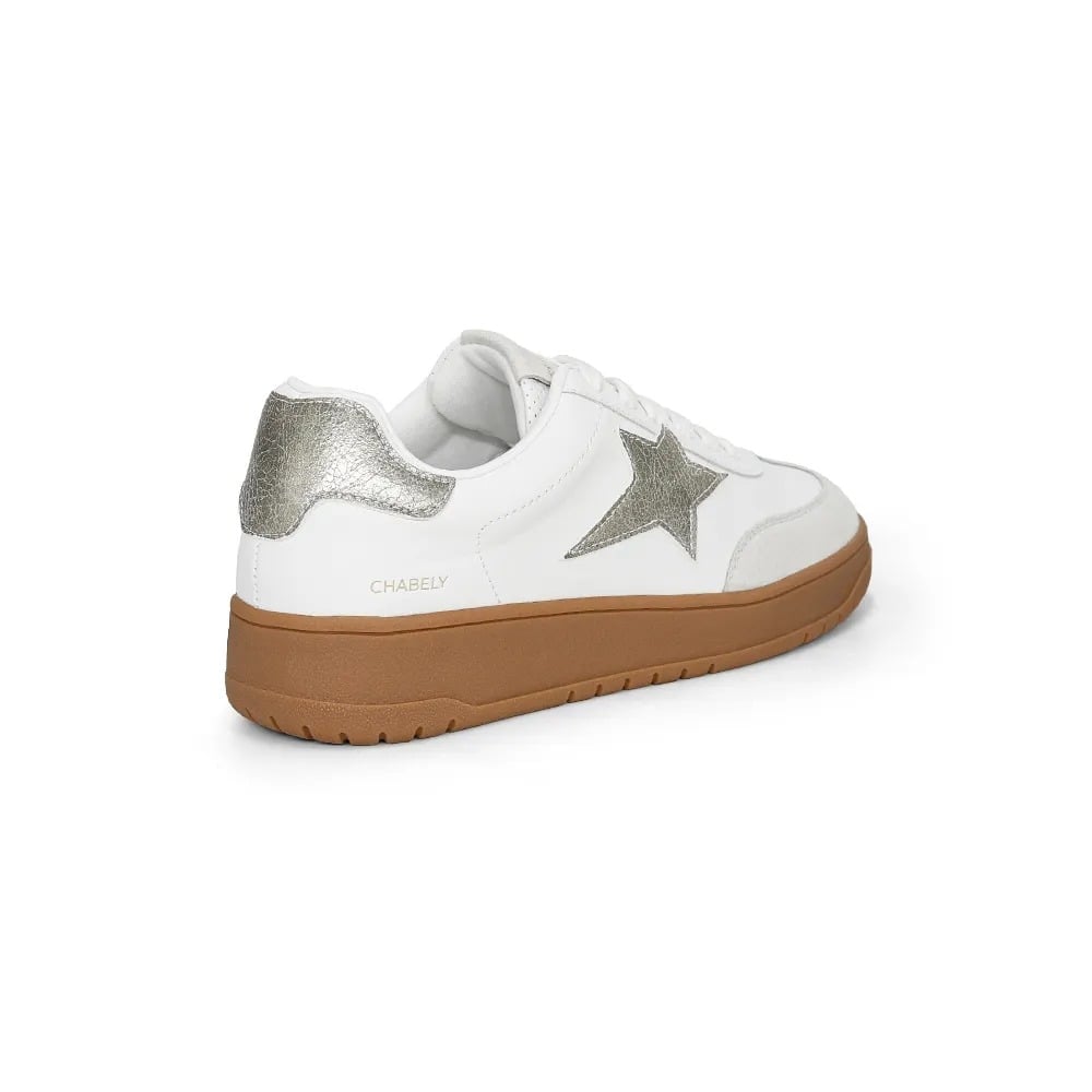 ZAPATILLA URBANAS MUJER CHABELY 26Q3.2YZ115 BLANCO DORADO - 2