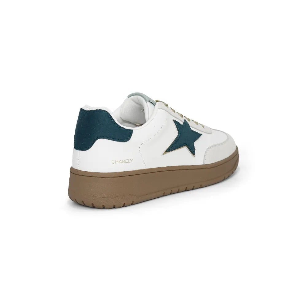 ZAPATILLA URBANAS MUJER CHABELY 26Q3.2YZ115 BLANCO VERDE - 2