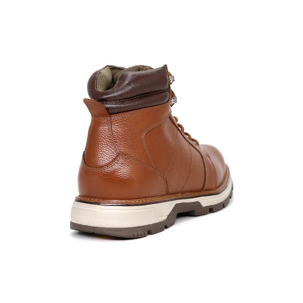 BOTINES HOMBRE KAIDA DE CUERO BX22-CL26Q3– MARRÓN - 2