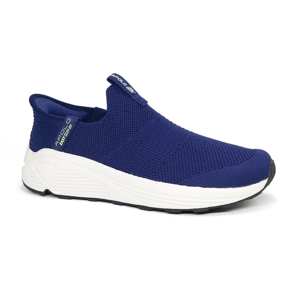 ZAPATILLAS DEPORTIVAS MUJER APOLO SIN CORDONES AD25-33Q4 MARINO - 1