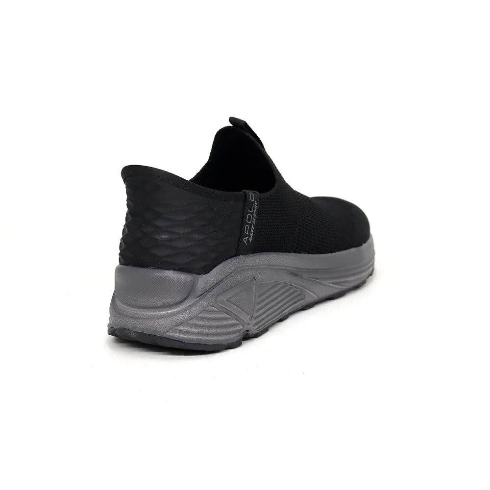 ZAPATILLAS DEPORTIVAS MUJER APOLO SIN CORDONES AD25-33Q4 NEGRO - 2