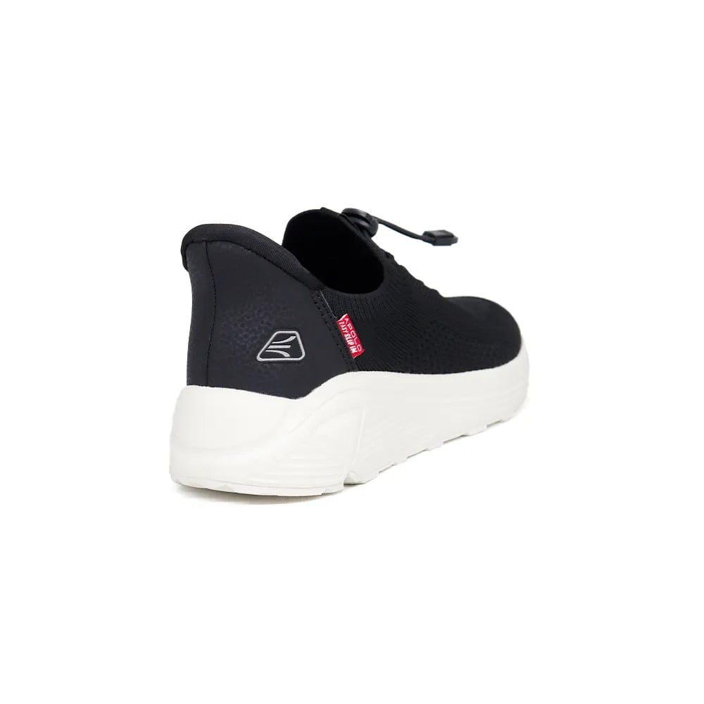 ZAPATILLAS DEPORTIVAS MUJER APOLO SIN CORDONES AD25-32Q4 NEGRO BLANCO - 2