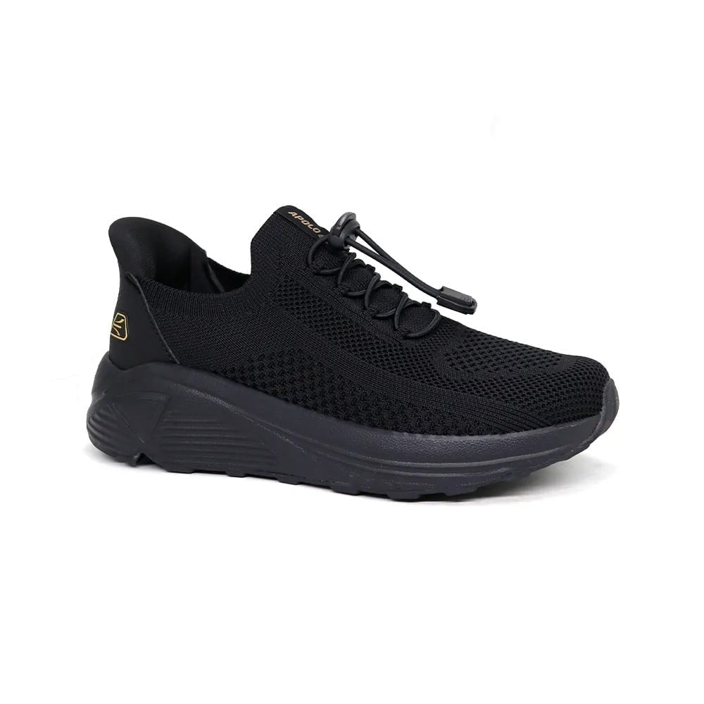 ZAPATILLAS DEPORTIVAS MUJER APOLO SIN CORDONES AD25-32Q4 NEGRO - 1