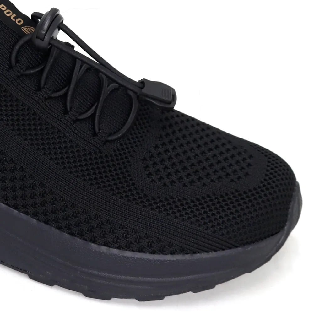 ZAPATILLAS DEPORTIVAS MUJER APOLO SIN CORDONES AD25-32Q4 NEGRO - 4