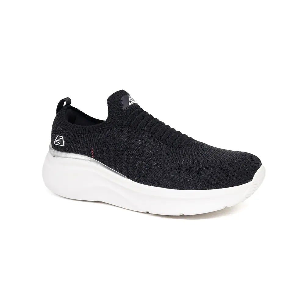 ZAPATILLAS DEPORTIVAS MUJER APOLO SIN CORDONES AD26-C1Q2 NEGRO - 1