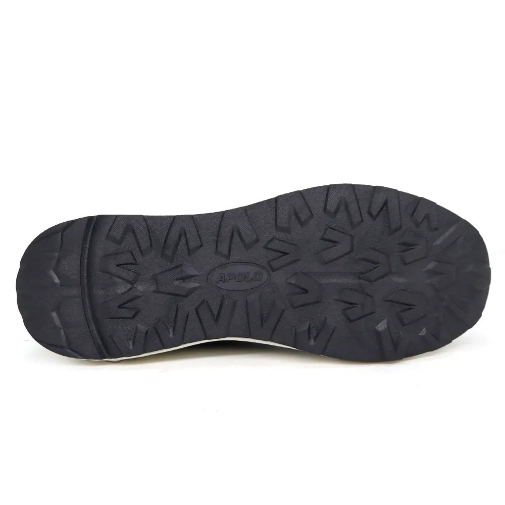 ZAPATILLAS DEPORTIVAS MUJER APOLO SIN CORDONES AD25-33Q4 NEGRO BLANCO - 2
