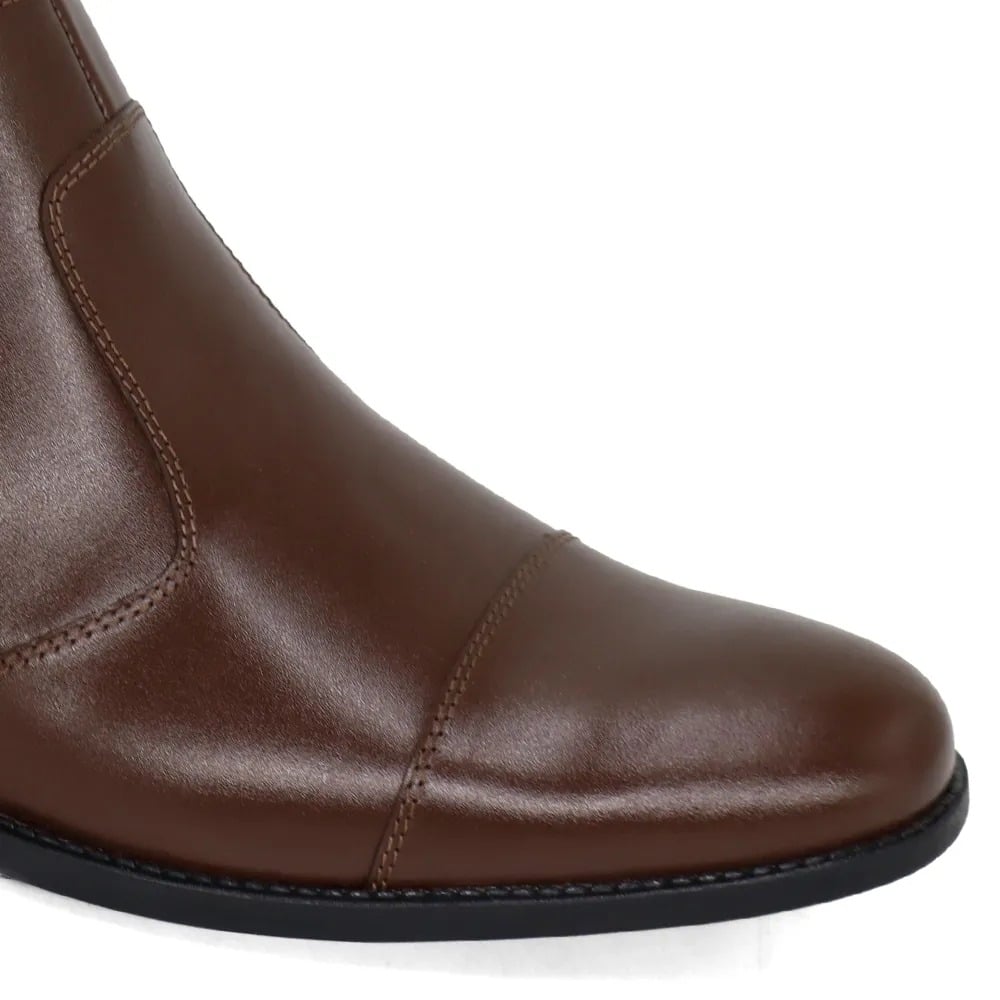 BOTINES DE CUERO HOMBRE CONTERS AM51B-CL26Q3 MARRÓN - 4