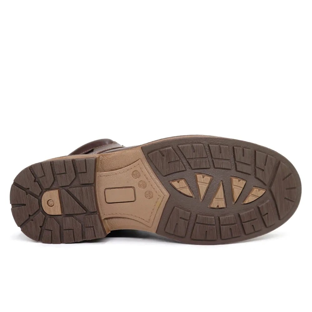 BOTINES HOMBRE KAIDA DE CUERO BF20-CL26Q3– MARRÓN - 3