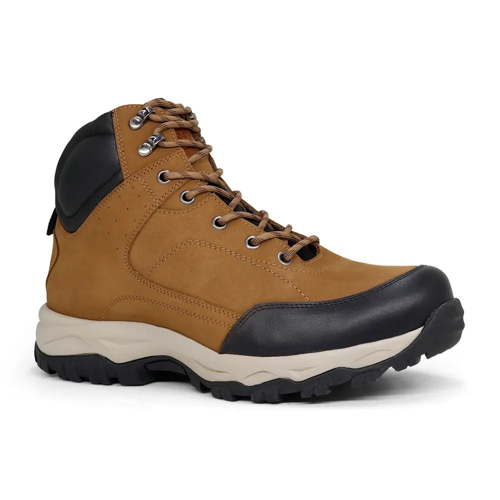BOTINES HOMBRE KAIDA DE CUERO RK03-CL26Q3 – ARENA MARRÓN - 1
