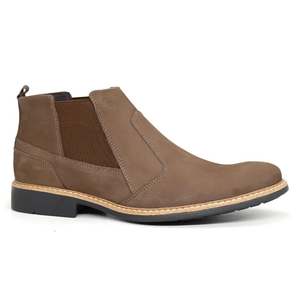 BOTINES DE CUERO HOMBRE CONTERS BNX15-CL26Q3 ARENA MARRÓN - 1