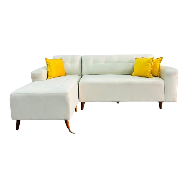 SILLÓN LIBANO 2 PIEZAS + 4 COJINES - IVORY - 2