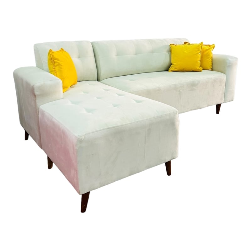 SILLÓN LIBANO 2 PIEZAS + 4 COJINES - IVORY - 3