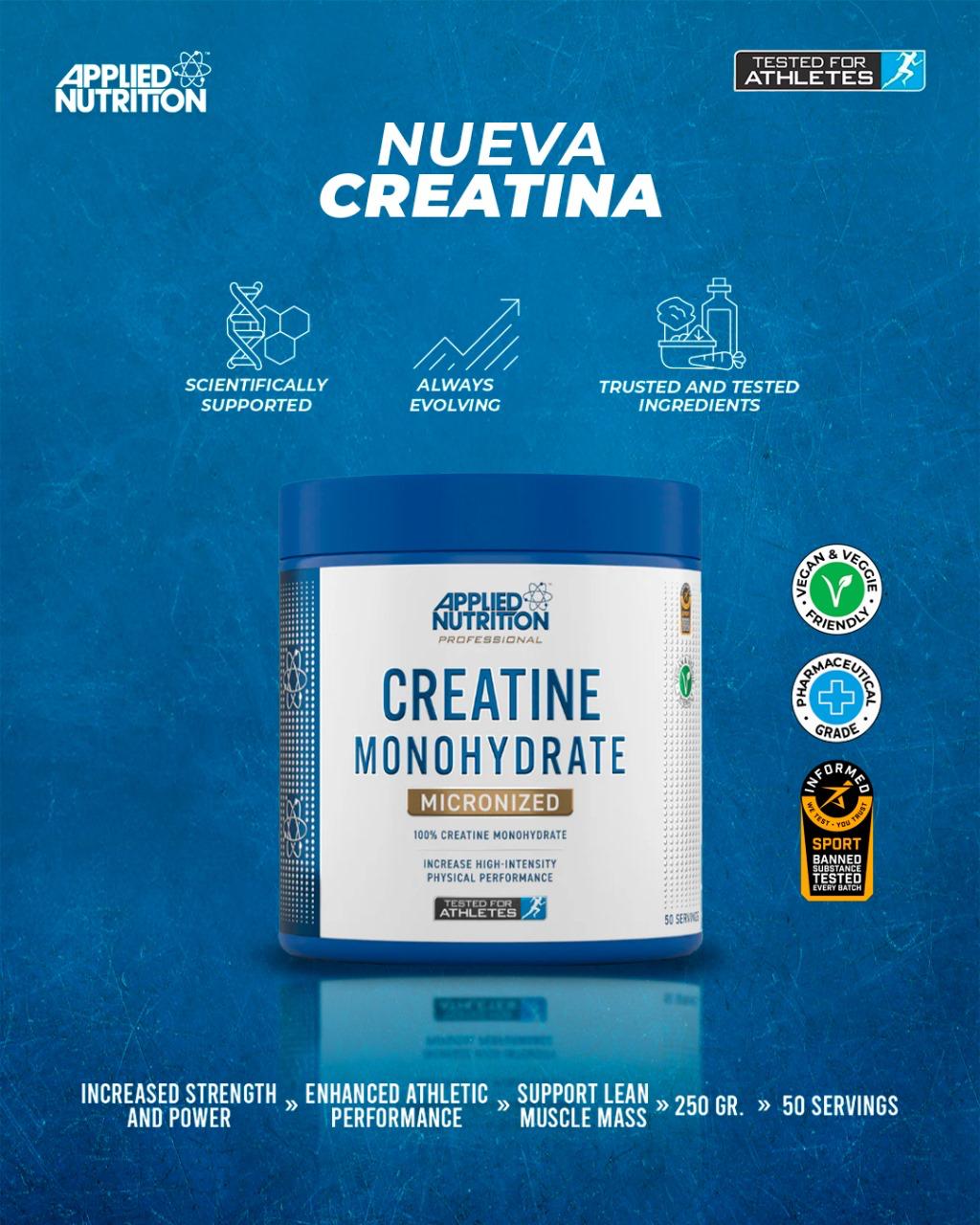 PROTEINA ISO GOLD WHEY 2.43 KB (CHOCOLATE) + CREATINA MONOHIDRATADA APPLIED NUTRITION 250 GR + 2 SACHET DE PRE ENTRENO - 3