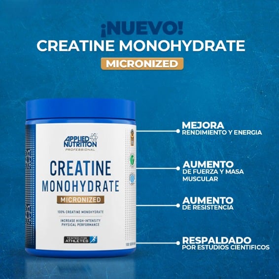 CREATINA MONOHIDRATADA APN 250 GRAMOS + 2 BOTELLITAS XB + SHAKER - 2