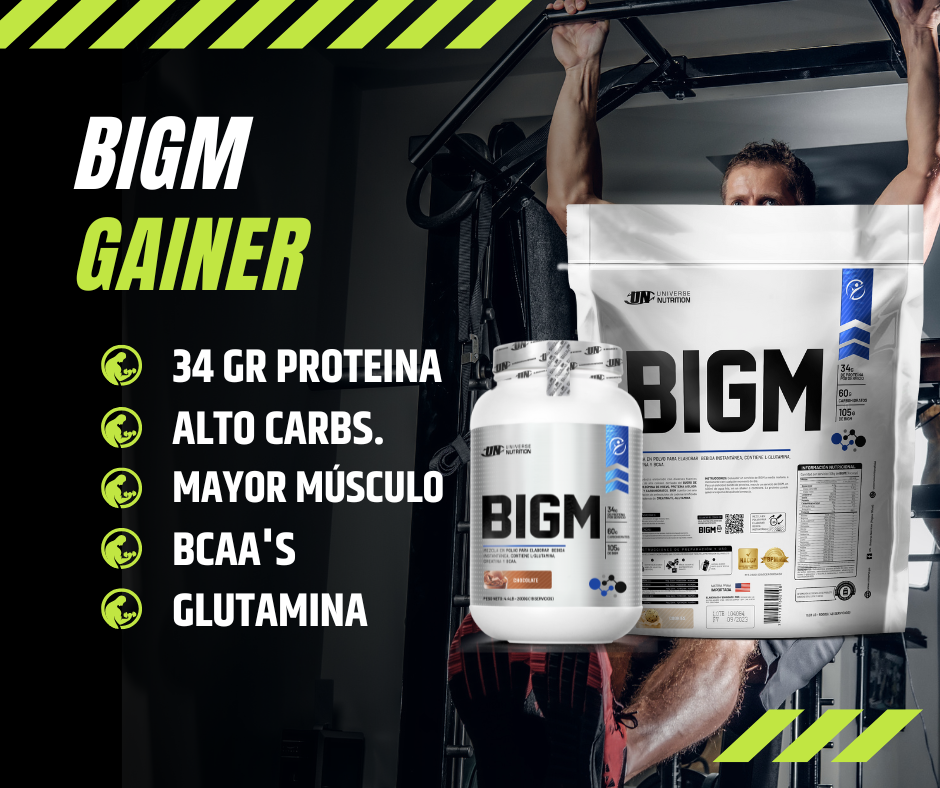 BIGM 2 KG (VAINILLA) + CREATINA UN 150 GRAMOS + SHAKER - 2