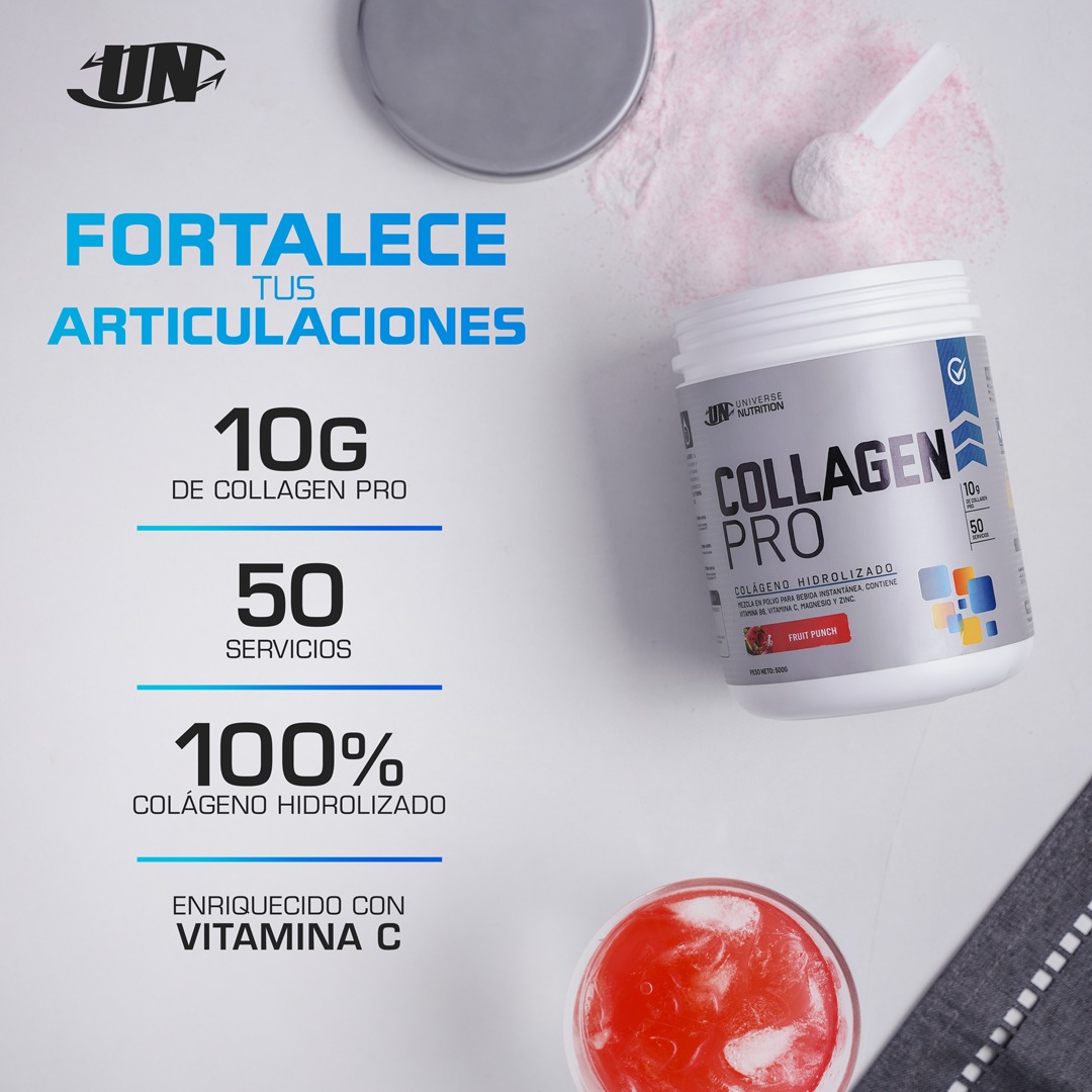 COLAGENO HIDROLIZADO 500 GR (FRUIT PUNCH) + CREATINA UN 150 GR - 2