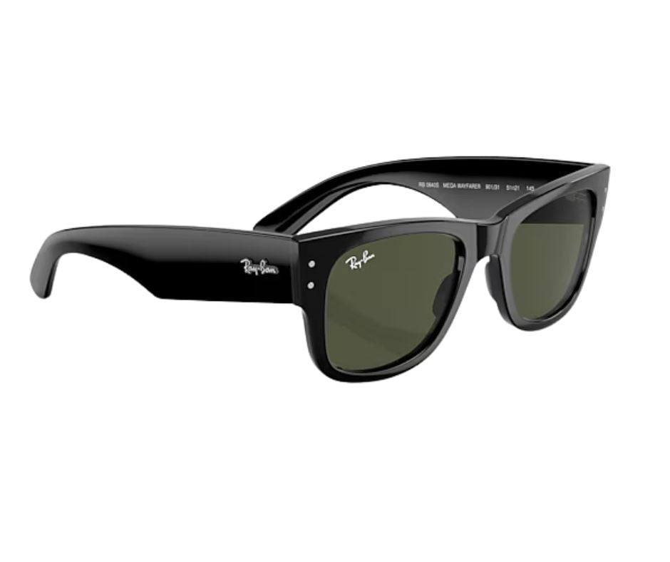 LENTE DE SOL MEGA WAYFARER NEGRO 0RB0840S TALLA 51 - 3