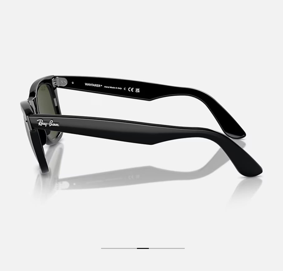 LENTE DE SOL RAY BAN - WAYFARER - 0RB2140 NEGRO - TALLA 50 - 2