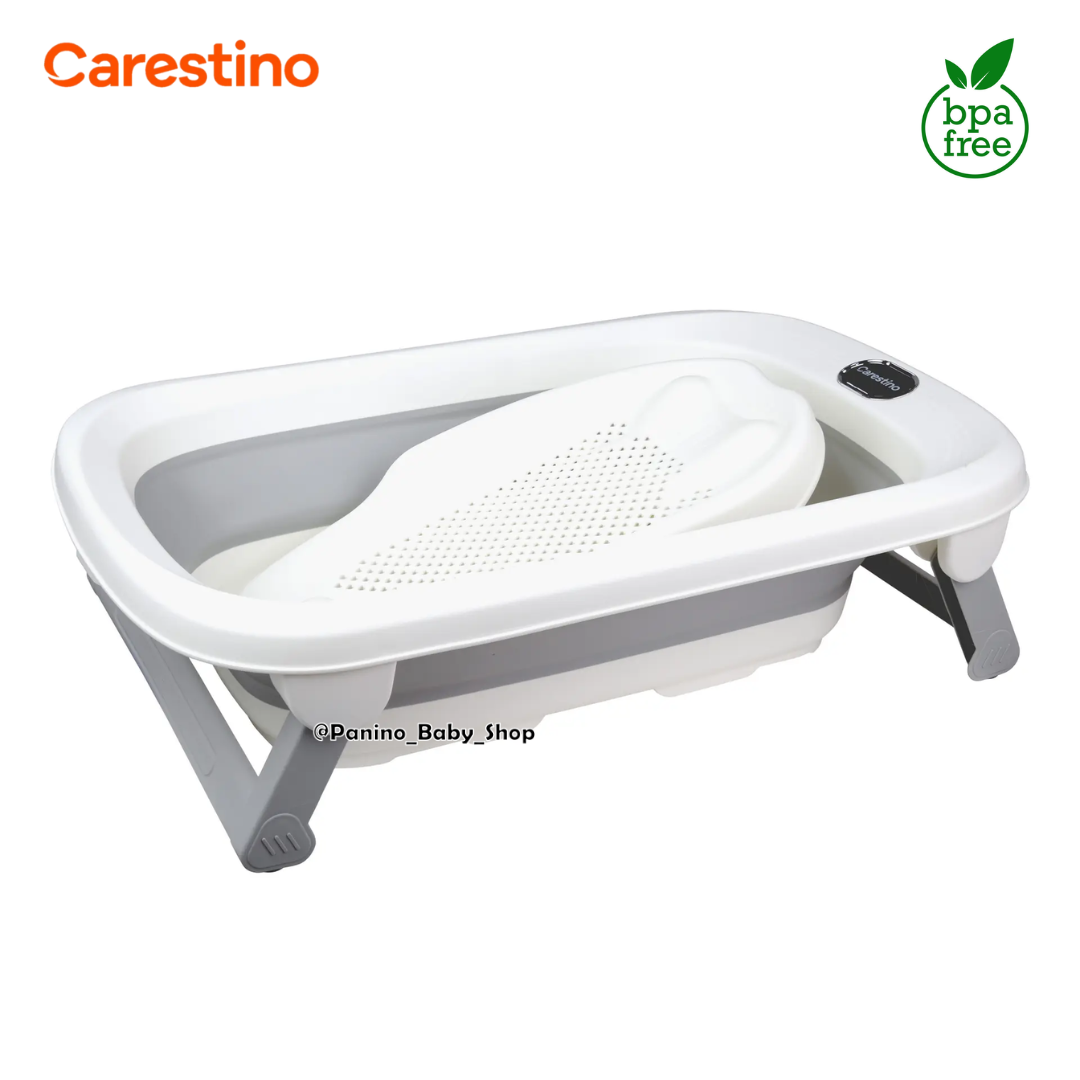 BAÑERA PLEGABLE PORTÁTIL 40L CON SOPORTE -MAUI- GRIS - 1