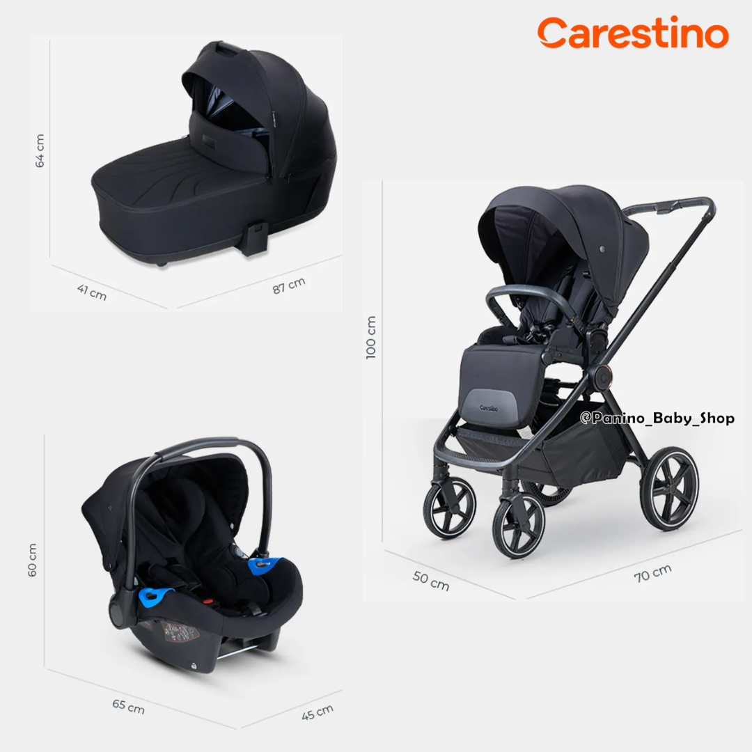 COCHE CUNA PREMIUM TRAVEL SYSTEM 3EN1 -BEVERLY V4- NEGRO - 5