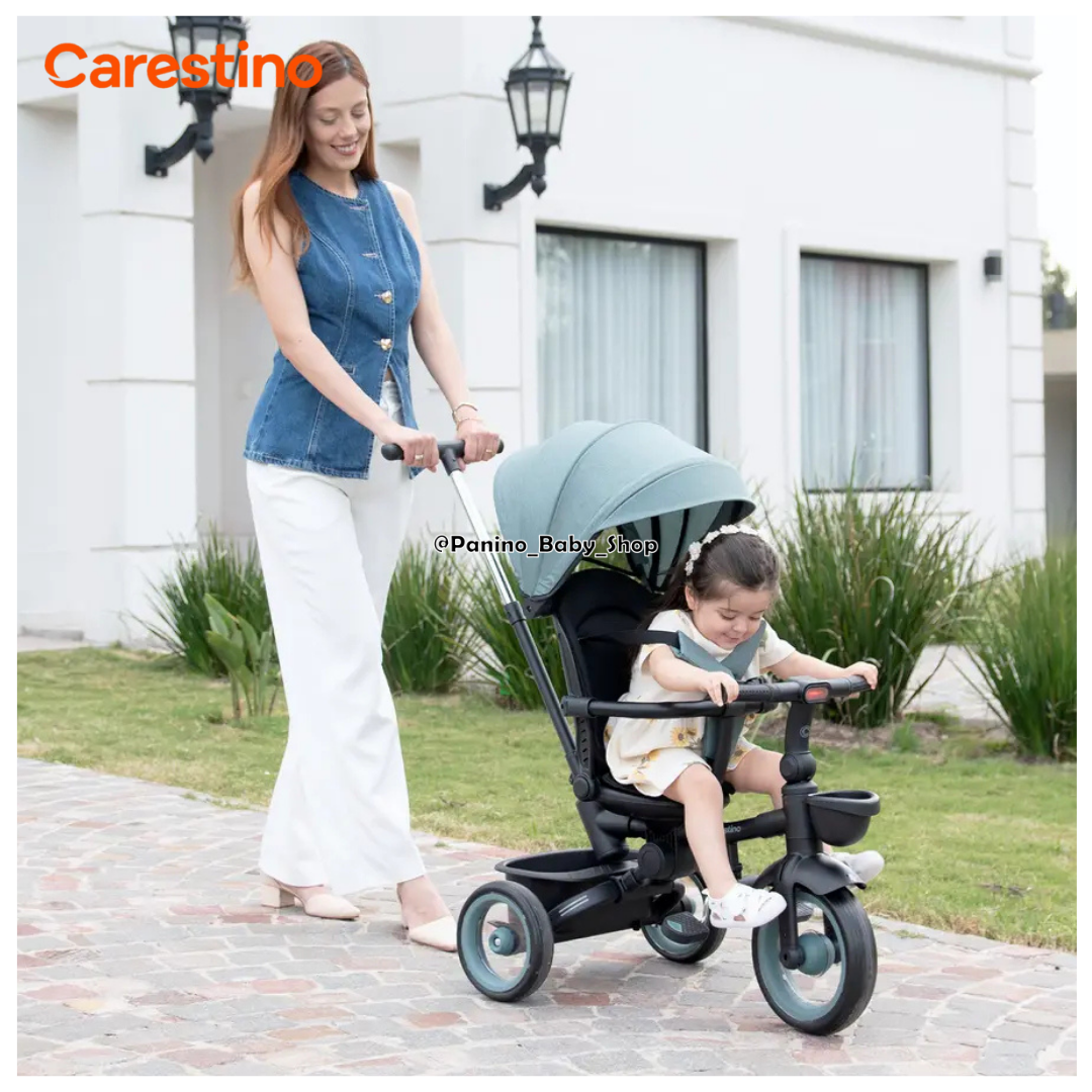 TRICICLO PLEGABLE Y GIRATORIO 360 PARA NIÑOS -SAFARI- GRIS - 5