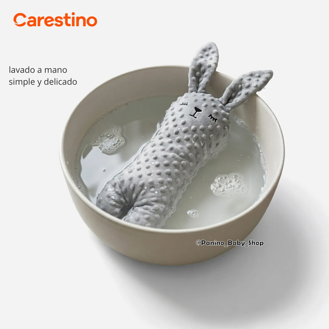 PELUCHE DE APEGO PARA BEBÉ CARESTINO -AMIGO- GRIS - 5