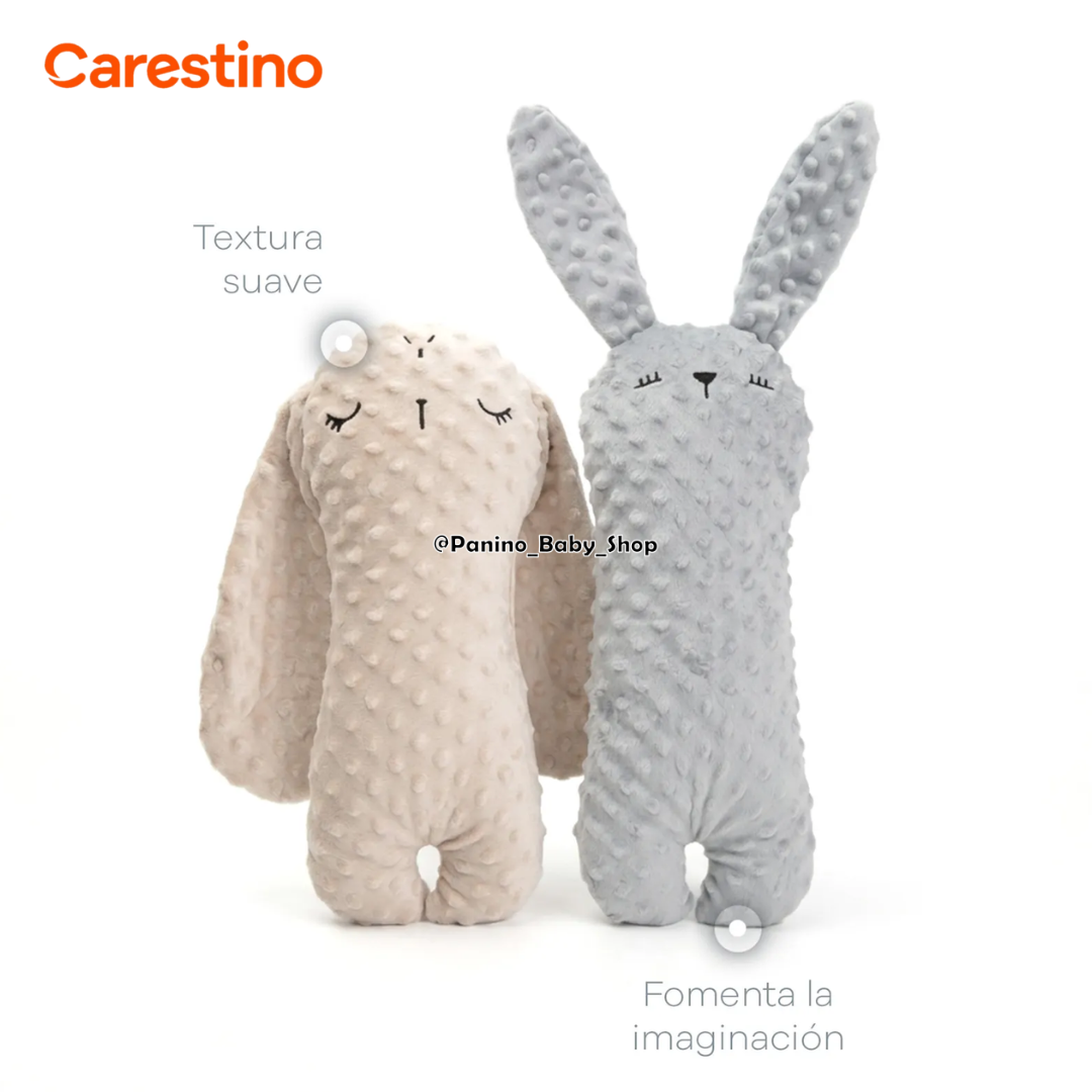 PELUCHE DE APEGO PARA BEBÉ CARESTINO -AMIGO- GRIS - 8