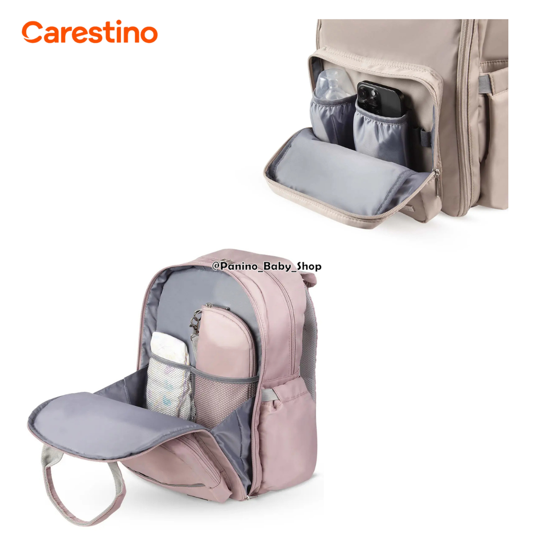BOLSO PAÑALERA TÉRMICA CARESTINO -PRAGA V2- GREIGE - 4
