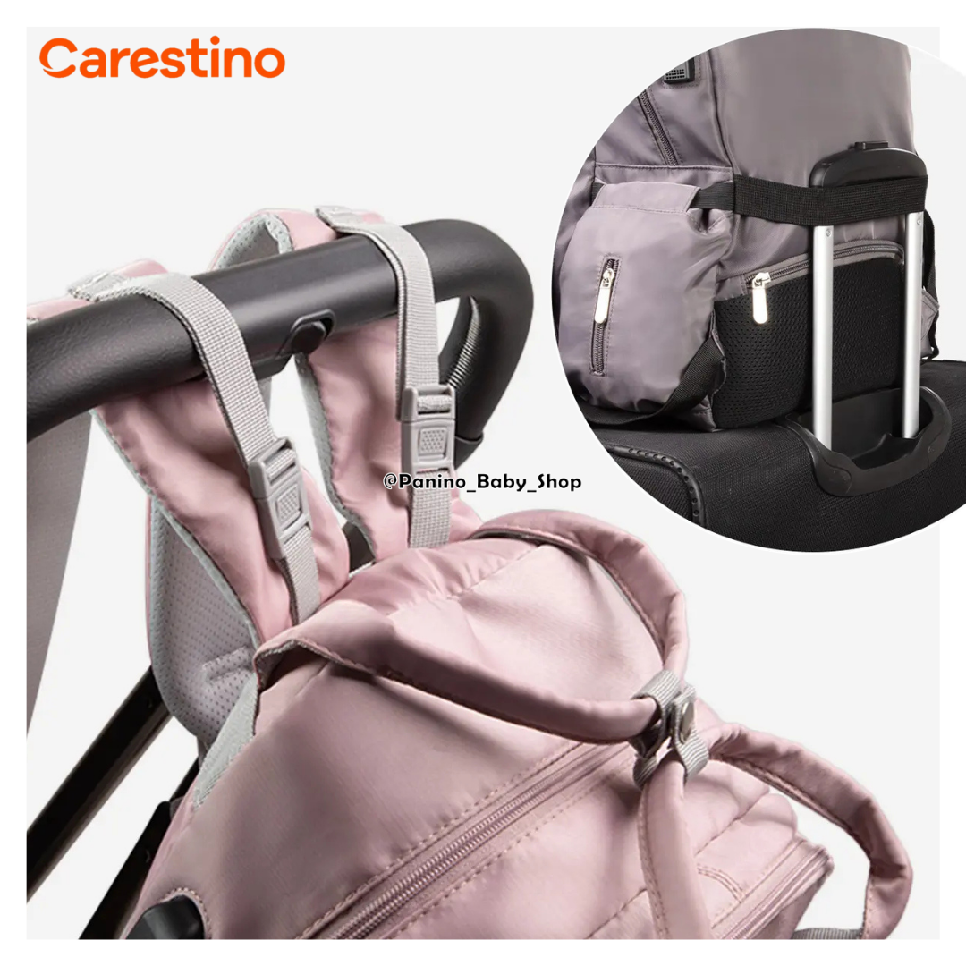 BOLSO PAÑALERA TÉRMICA CARESTINO -PRAGA V2- GREIGE - 6