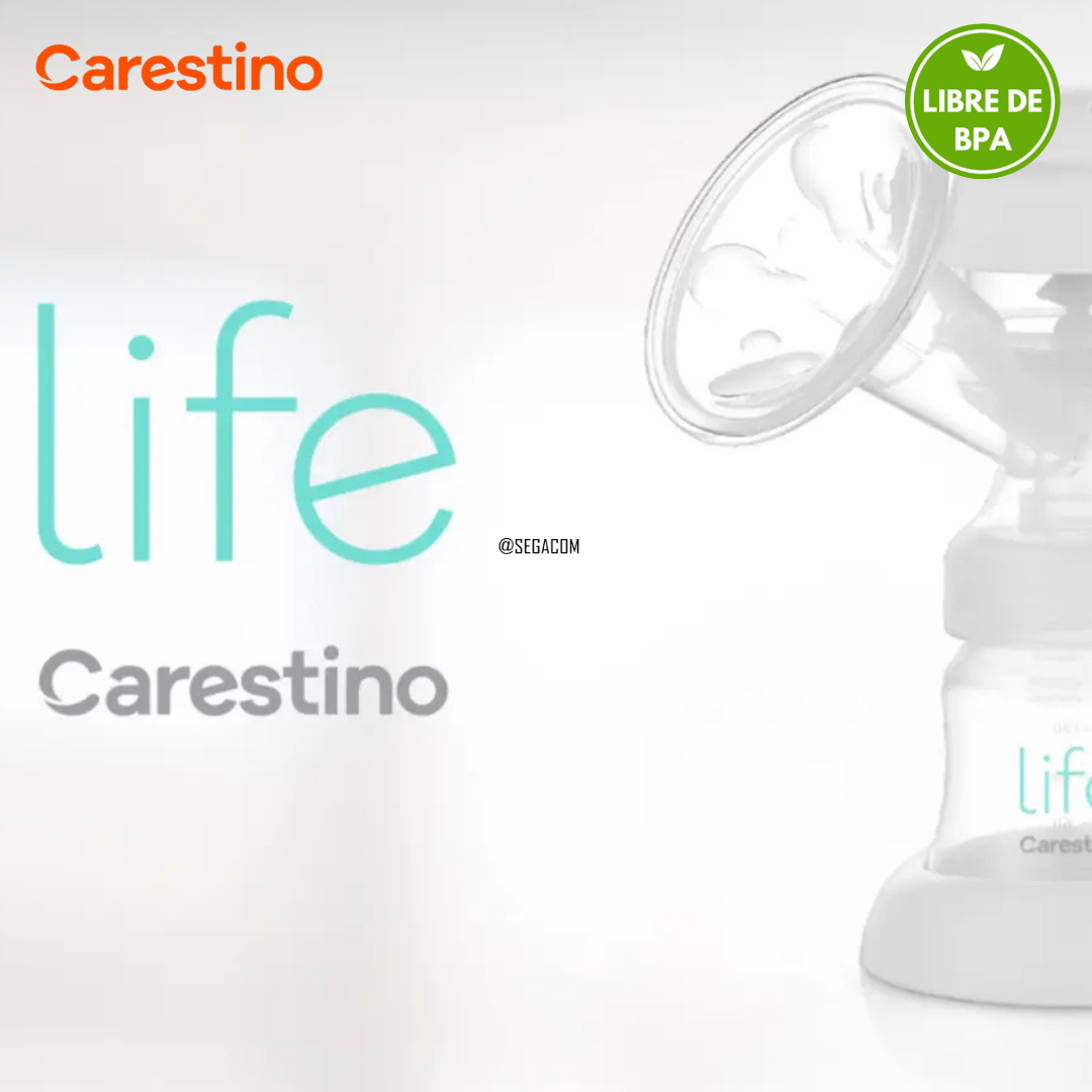 EXTRACTOR DE LECHE SACALECHE MANUAL CARESTINO -LIFE M- GRIS - 2