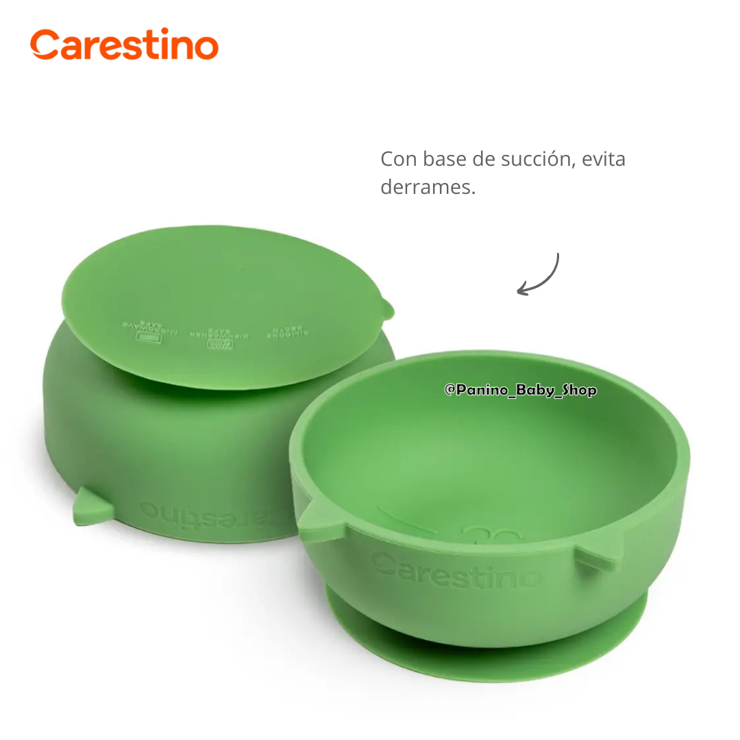 SET ALIMENTACIÓN PARA BEBÉS CARESTINO -GATITO- GRIS - 7