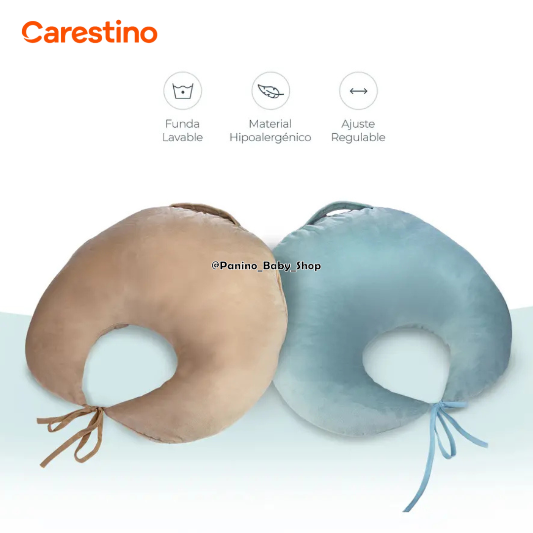 ALMOHADA COJIN DE LACTANCIA AMAMANTAR CARESTINO -OCEANO- AZUL - 5