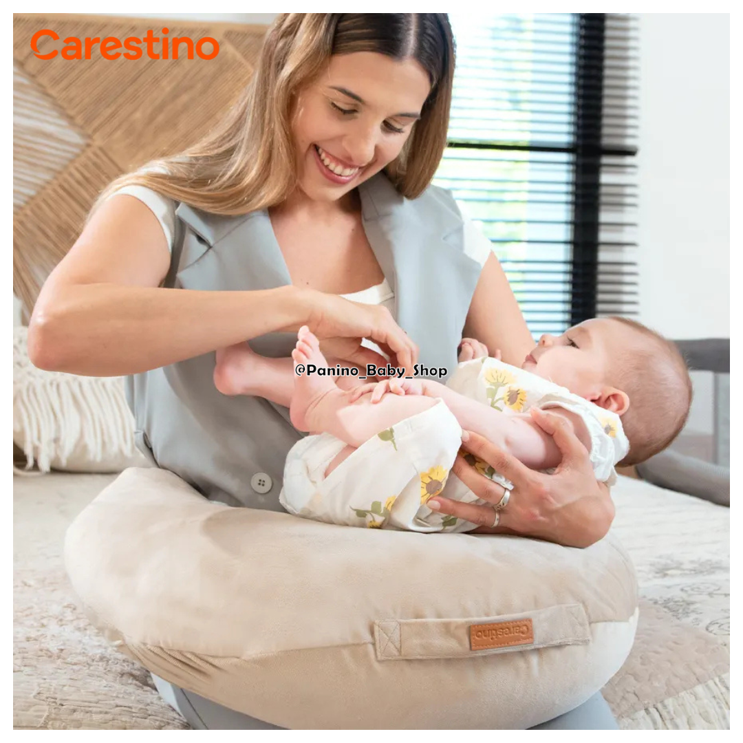 ALMOHADA COJIN DE LACTANCIA AMAMANTAR CARESTINO -OCEANO- AZUL - 6