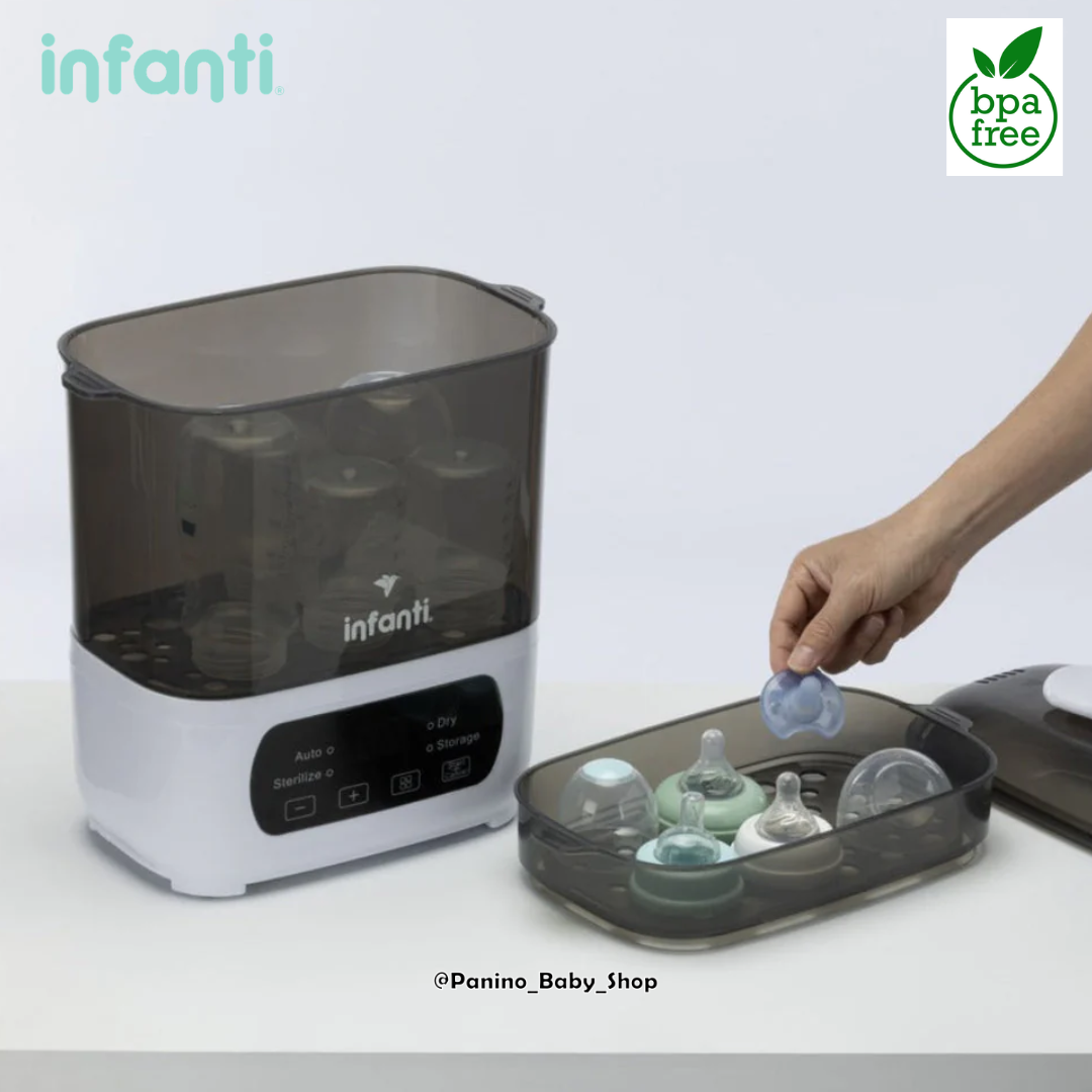 ESTERILIZADOR ELÉCTRICO 4 EN 1 PARA BIBERONES Y ACCESORIOS -ESIN- BLANCO - 3