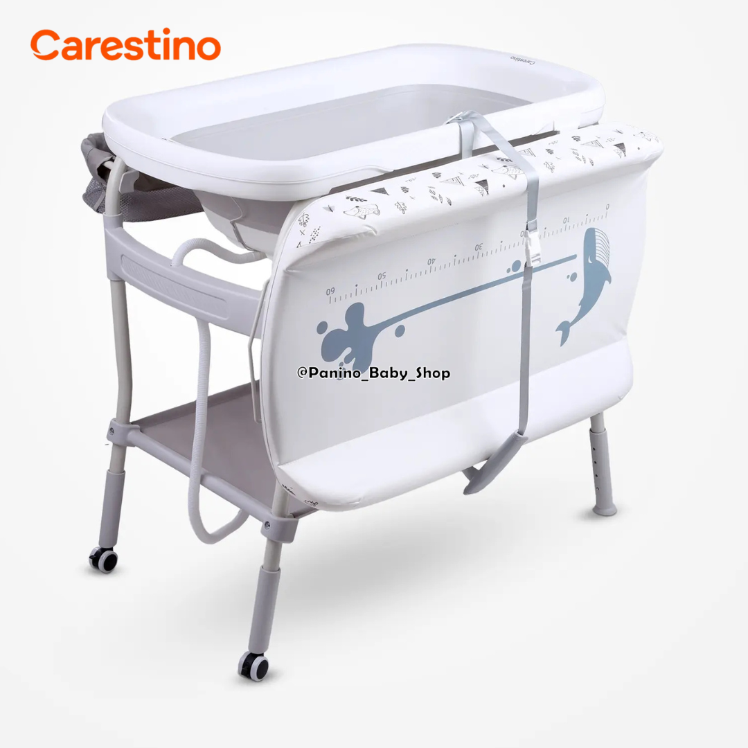 BAÑERA Y CAMBIADOR 2 NIVELES CARESTINO -OASIS- GRIS - 7
