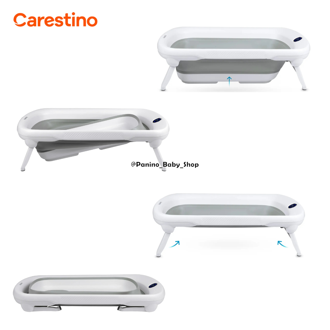 BAÑERA PLEGABLE C-TERMÓMETRO 50L CARESTINO -AMALFI- GRIS - 3