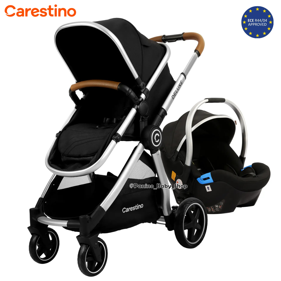 COCHE CUNA PREMIUM TRAVEL SYSTEM 3EN1 -DELUXE V2- NEW BLACK - 1