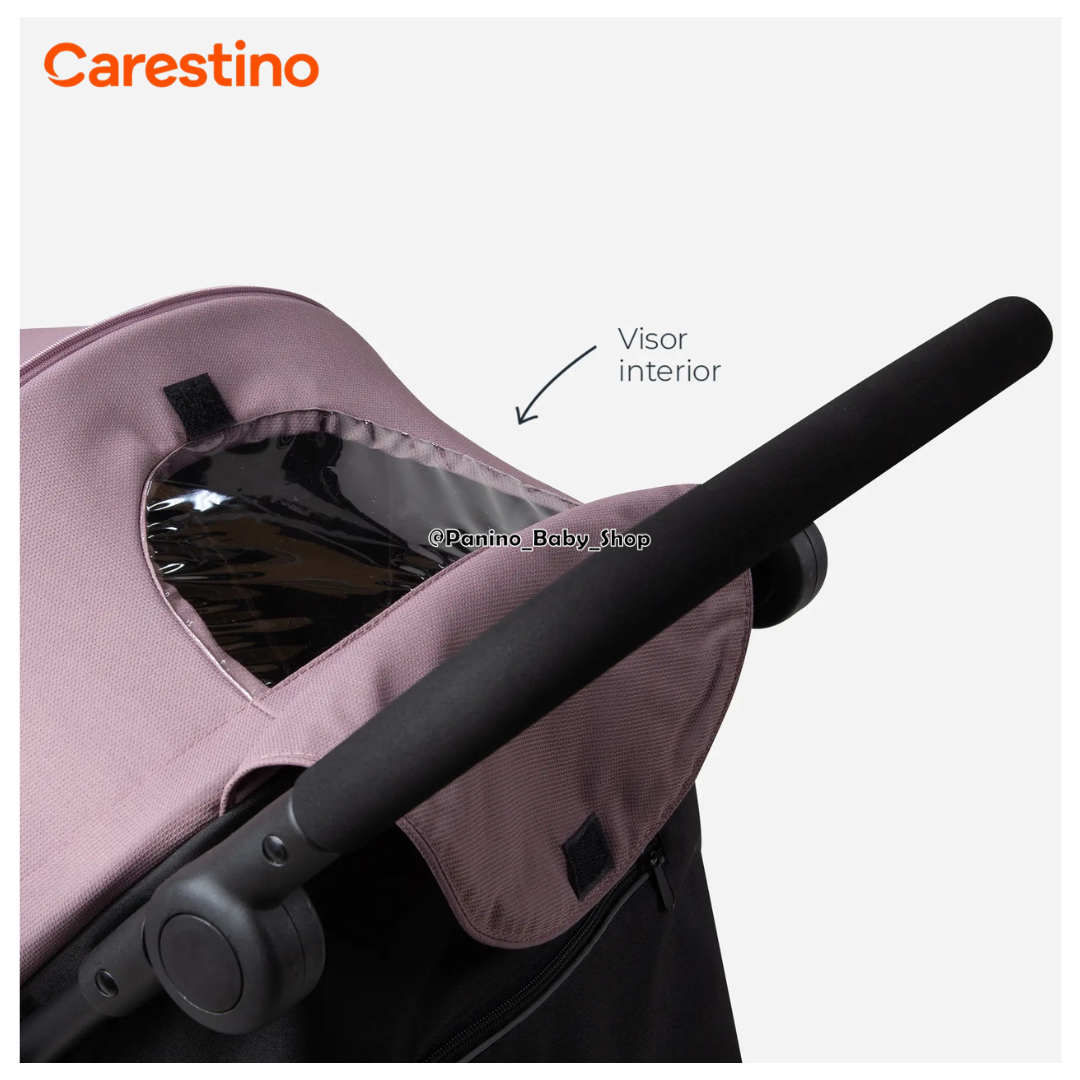 COCHE CUNA DE PASEO C/ACCESORIOS CARESTINO -CITY V3- ACERO - 6