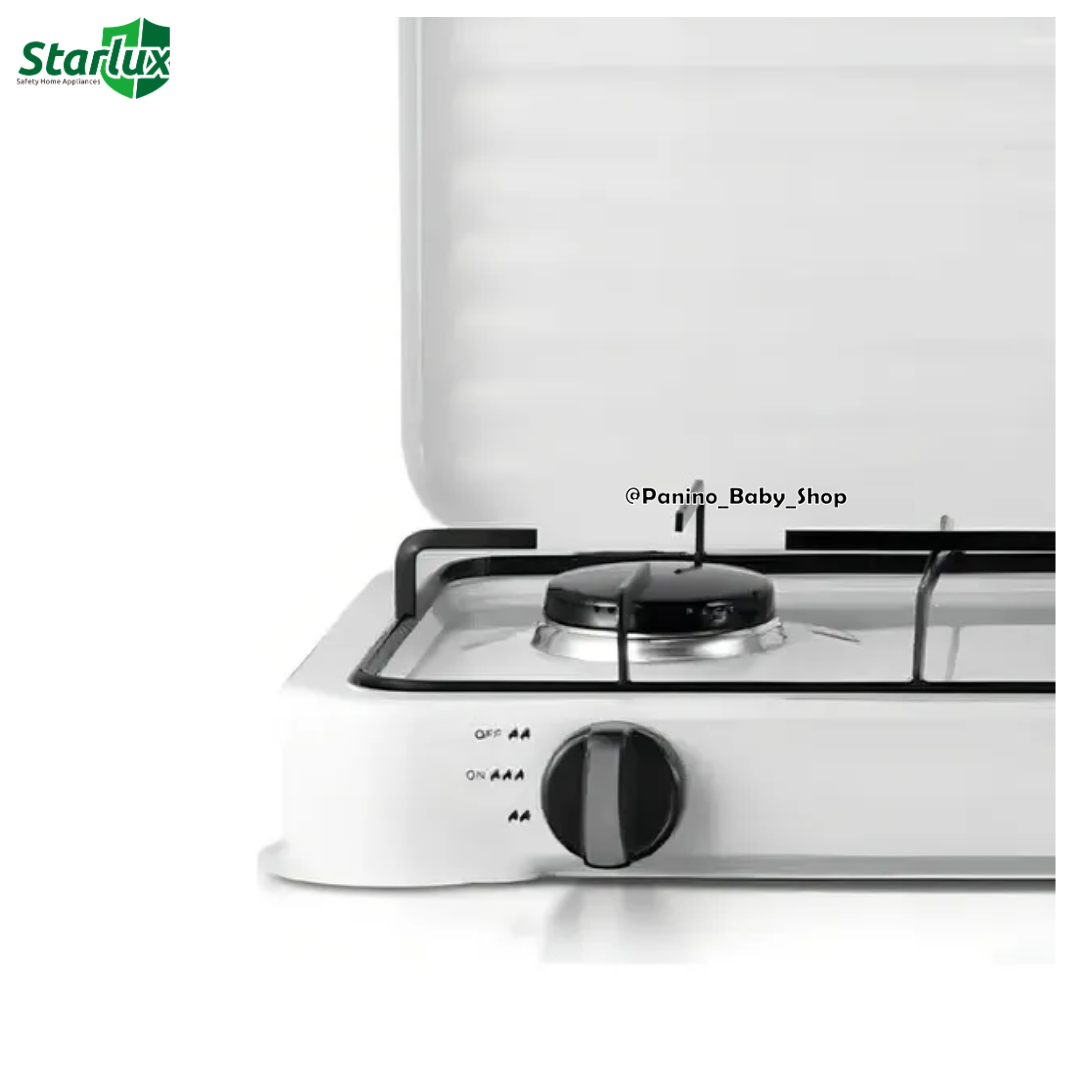 COCINA A GAS CON TAPA 2 HORNILLAS -NOVA- BLANCO - 8